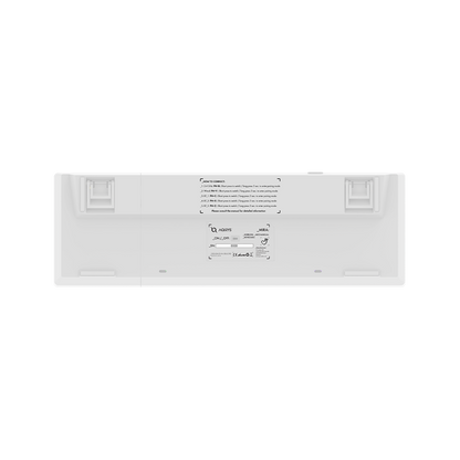 AQIRYS Klawiatura mechaniczna 65%/68 klawiszy Dual Mode: Wirelles&BT+Wired MIRA white