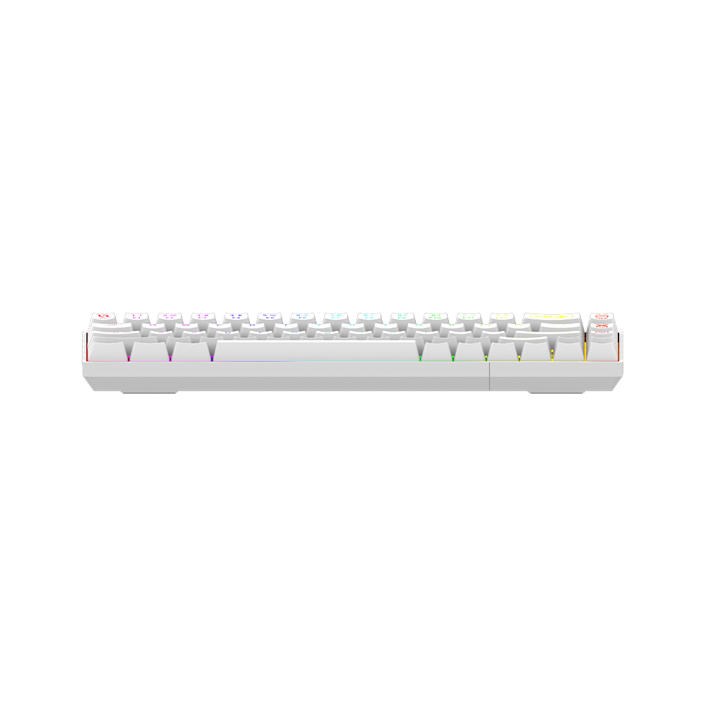 AQIRYS Klawiatura mechaniczna 65%/68 klawiszy Dual Mode: Wirelles&BT+Wired MIRA white