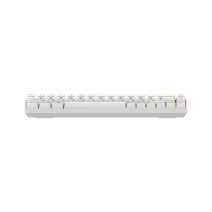 AQIRYS Klawiatura mechaniczna 65%/68 klawiszy Dual Mode: Wirelles&BT+Wired MIRA white