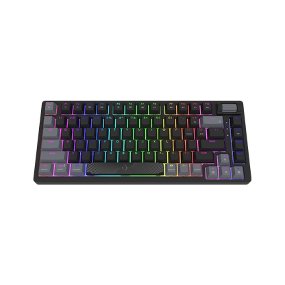 AQIRYS Klawiatura mechaniczna 75%/81 klawiszy przewodowa ADARA MINI black/grey