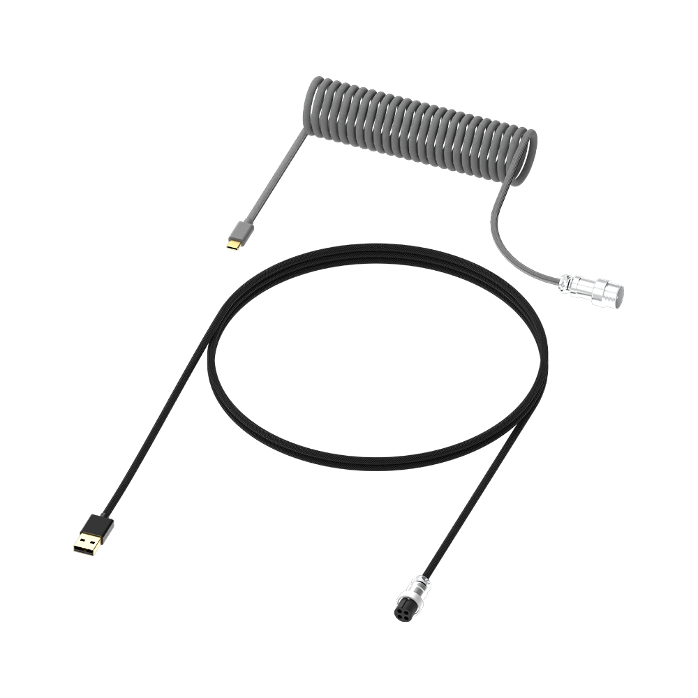AQIRYS Klawiatura mechaniczna 75%/81 klawiszy przewodowa ADARA MINI black/grey