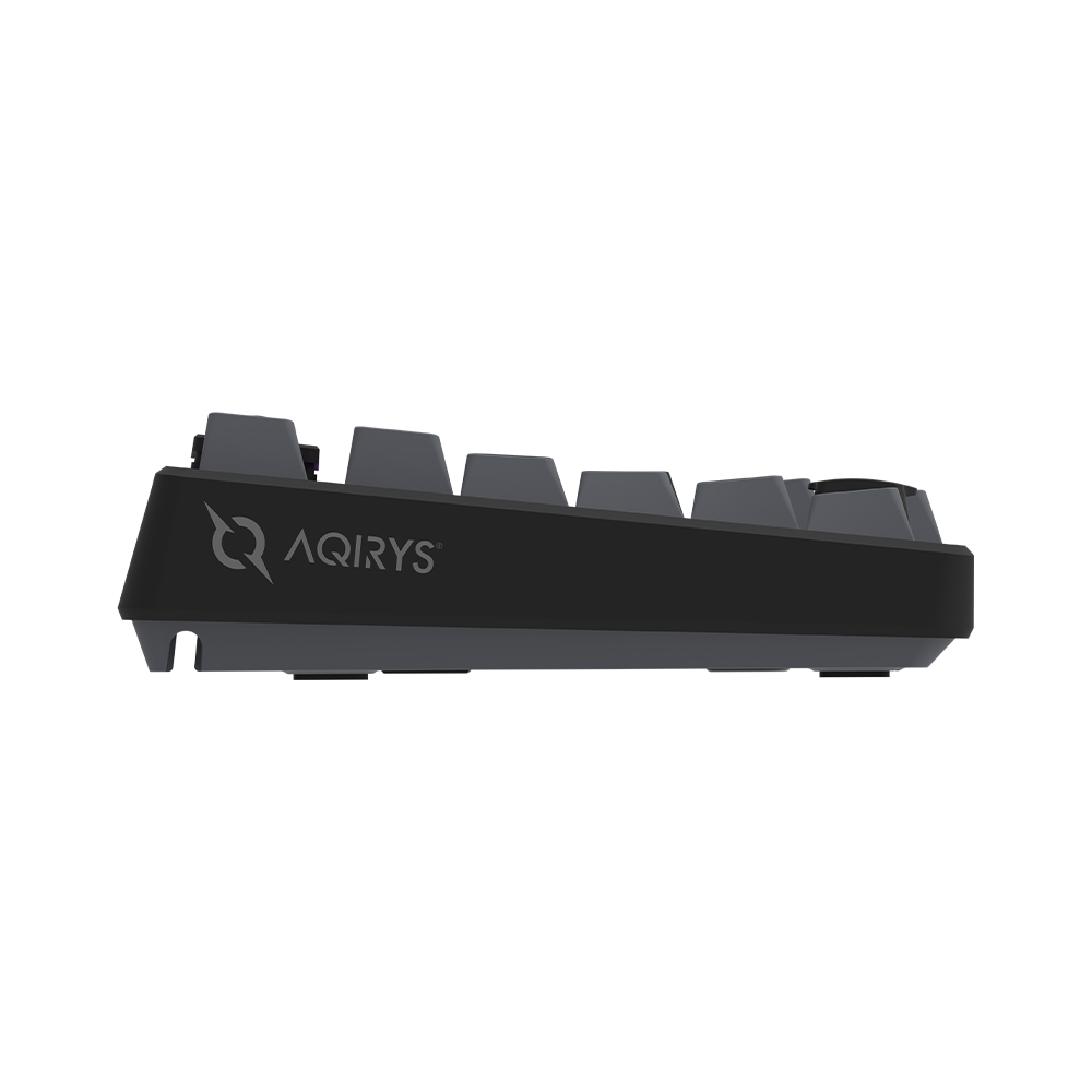 AQIRYS Klawiatura mechaniczna 75%/81 klawiszy przewodowa ADARA MINI black/grey