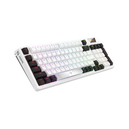 AQIRYS Klawiatura mechaniczna 96%/95 klawiszy przewodowa ADARA white/black