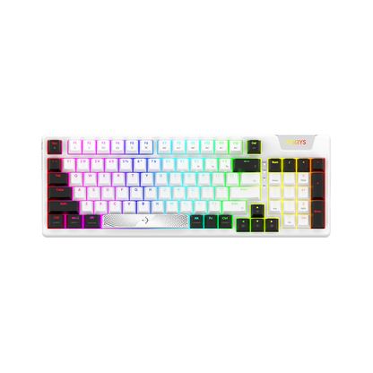 AQIRYS Klawiatura mechaniczna 96%/95 klawiszy przewodowa ADARA white/black