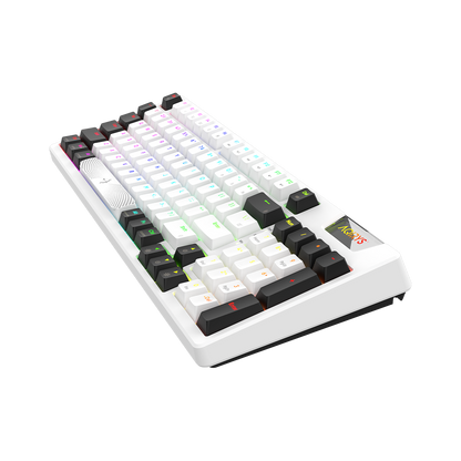 AQIRYS Klawiatura mechaniczna 96%/95 klawiszy przewodowa ADARA white/black