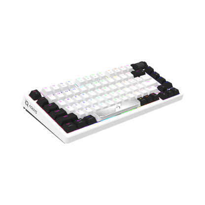 AQIRYS Klawiatura mechaniczna 75%/81 klawiszy przewodowa ADARA MINI white/black
