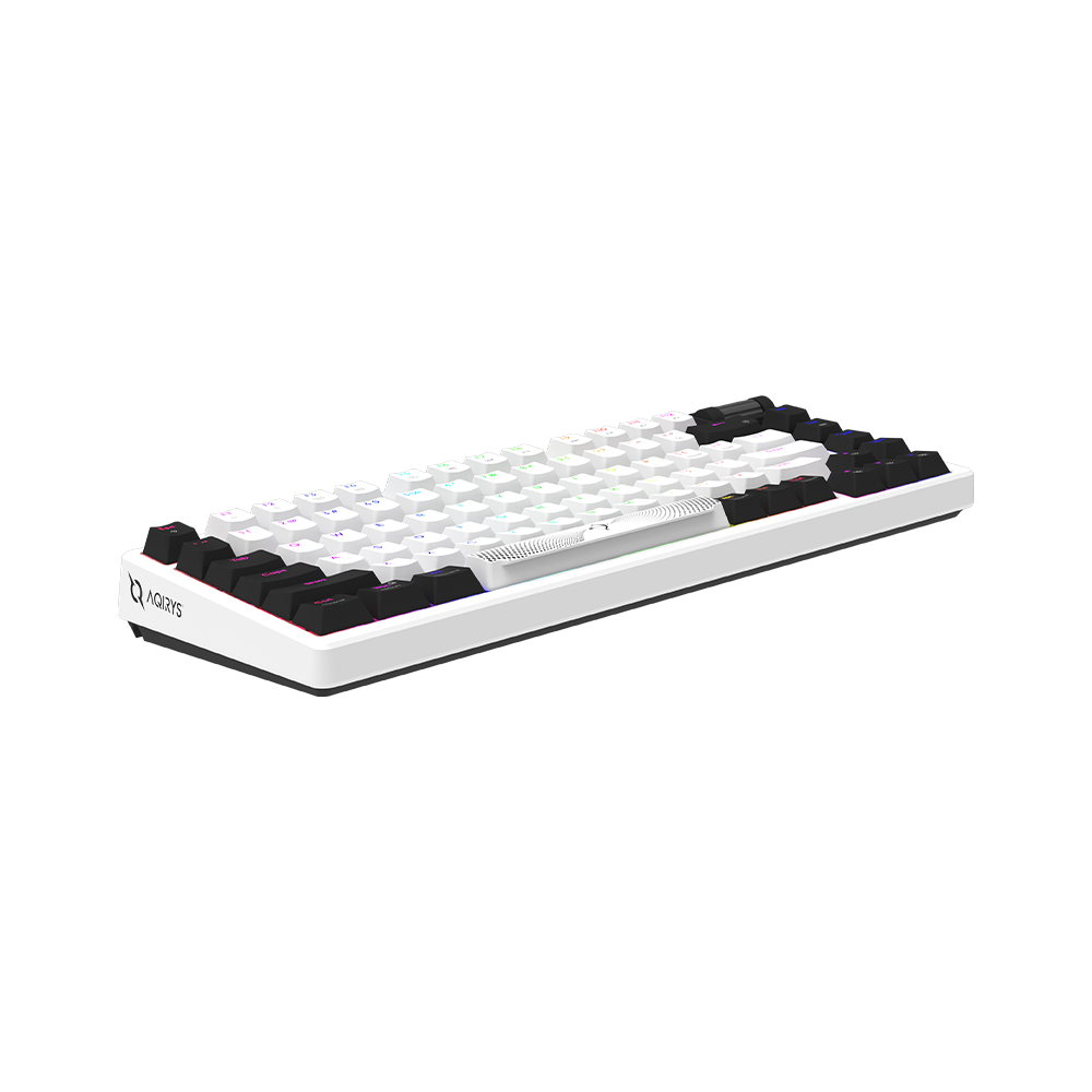 AQIRYS Klawiatura mechaniczna 75%/81 klawiszy przewodowa ADARA MINI white/black