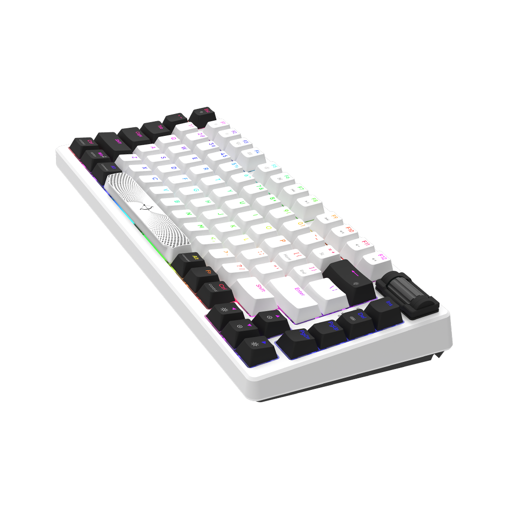 AQIRYS Klawiatura mechaniczna 75%/81 klawiszy przewodowa ADARA MINI white/black