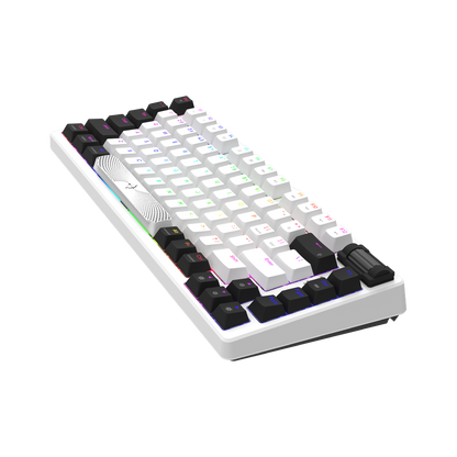 AQIRYS Klawiatura mechaniczna 75%/81 klawiszy przewodowa ADARA MINI white/black