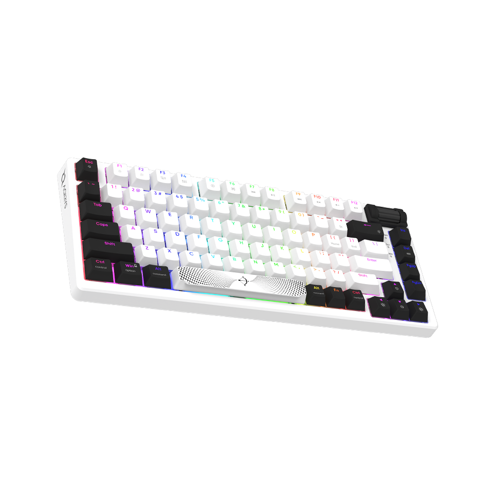 AQIRYS Klawiatura mechaniczna 75%/81 klawiszy przewodowa ADARA MINI white/black