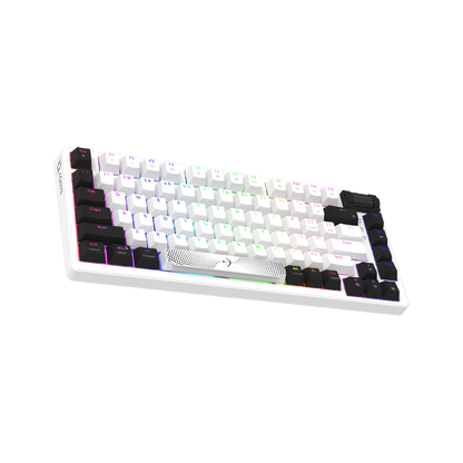 AQIRYS Klawiatura mechaniczna 75%/81 klawiszy przewodowa ADARA MINI white/black