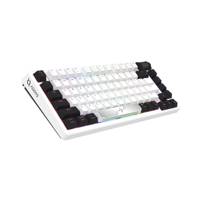 AQIRYS Klawiatura mechaniczna 75%/81 klawiszy przewodowa ADARA MINI white/black