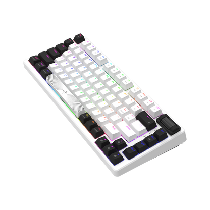 AQIRYS Klawiatura mechaniczna 75%/81 klawiszy przewodowa ADARA MINI white/black