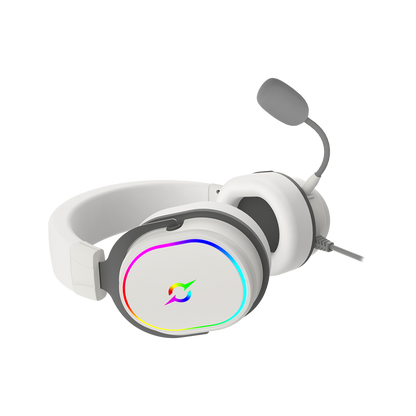 AQIRYS Słuchawki przewodowe ALTAIR 7.1 RGB white