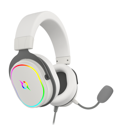 AQIRYS Słuchawki przewodowe ALTAIR 7.1 RGB white