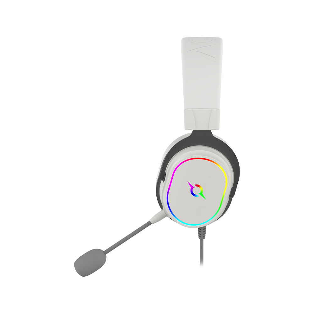 AQIRYS Słuchawki przewodowe ALTAIR 7.1 RGB white