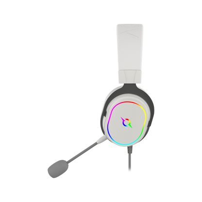 AQIRYS Słuchawki przewodowe ALTAIR 7.1 RGB white