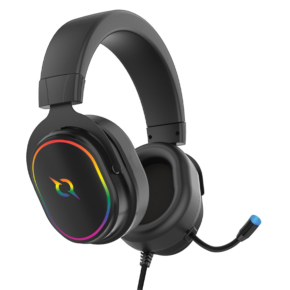 AQIRYS Słuchawki przewodowe ALTAIR 7.1 RGB black