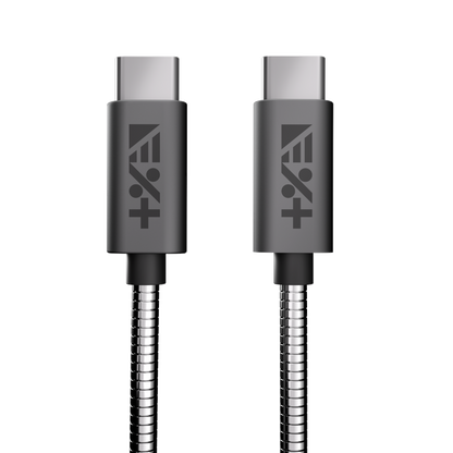 NEXT ONE Kabel Metallic USB-C / USB-C 1,2 m space gray