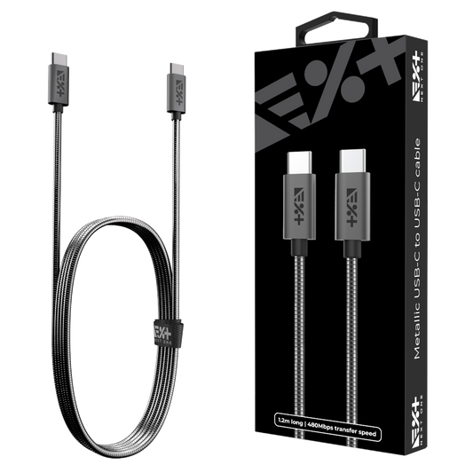 NEXT ONE Metallic USB-C / USB-C Cable 1.2 m Space Gray