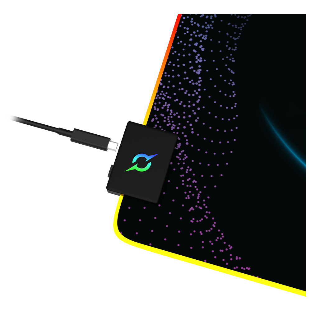 AQIRYS Podkładka ECLIPSE RGB Medium 450x400