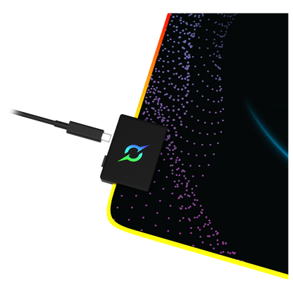 AQIRYS Podkładka ECLIPSE RGB Medium 450x400