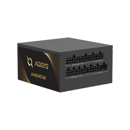 AQIRYS Zasilacz ATX / 80 Plus Gold Certified MAGNETAR 750W PCIe 5.0 8YW black