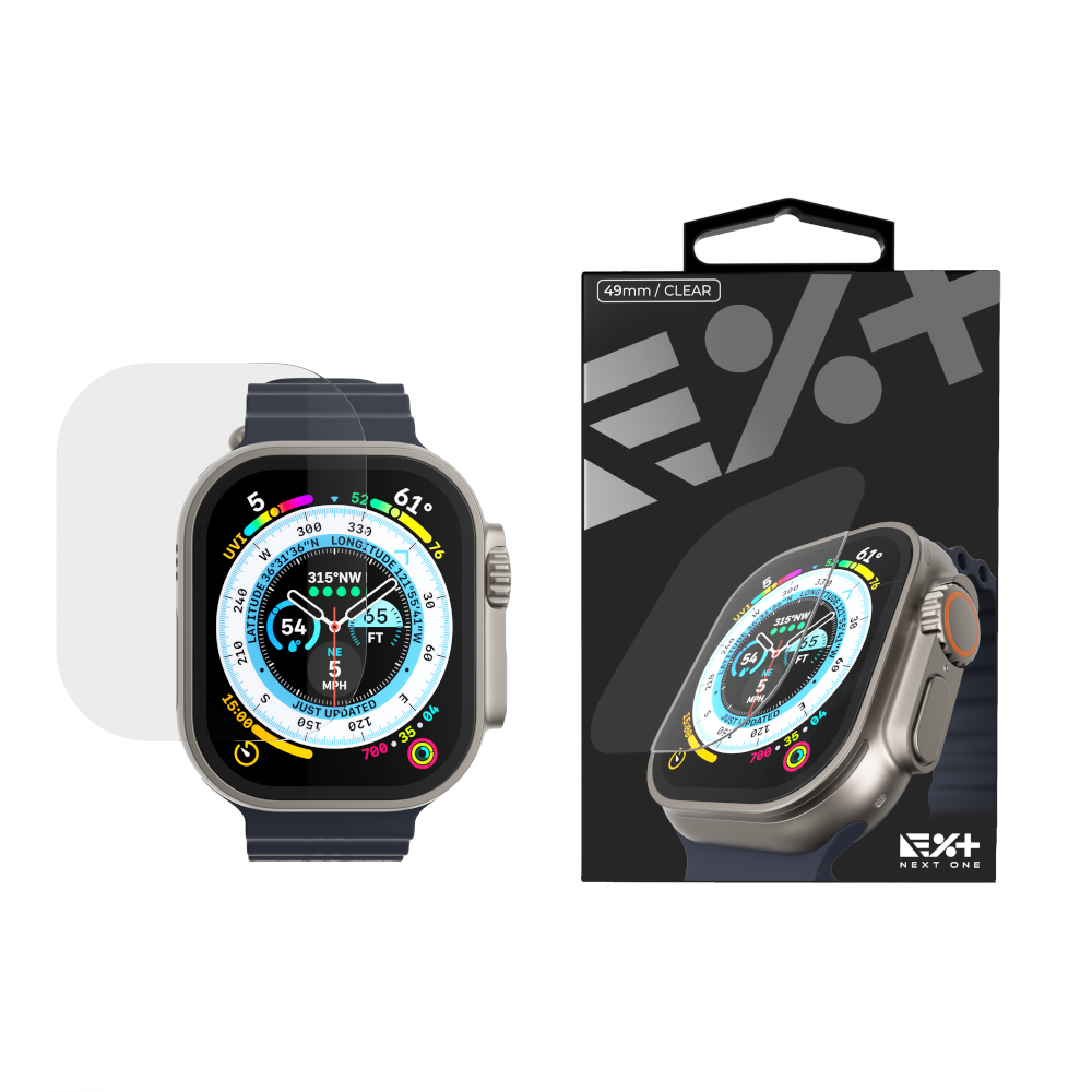 NEXT ONE Ochrona ekranu 3D Clear Apple Watch Ultra 49 mm