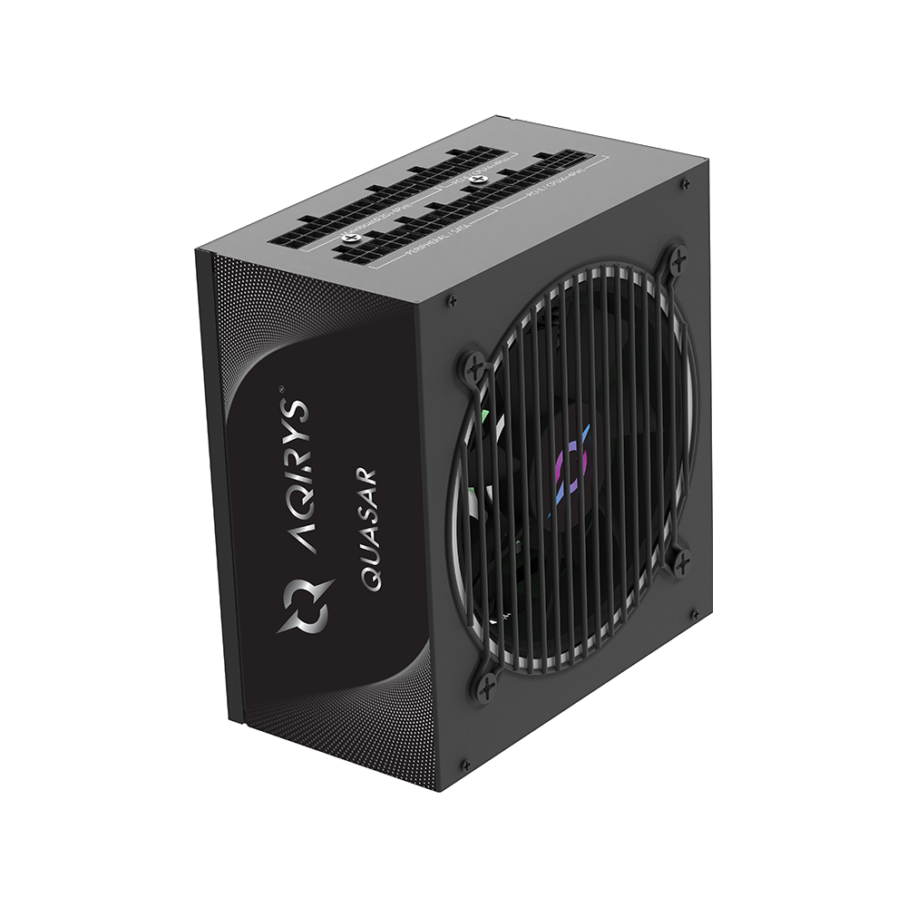 AQIRYS Zasilacz ATX / 80 Plus Platinum Certified QUASAR 1200W PCIe 5.0 8YW black