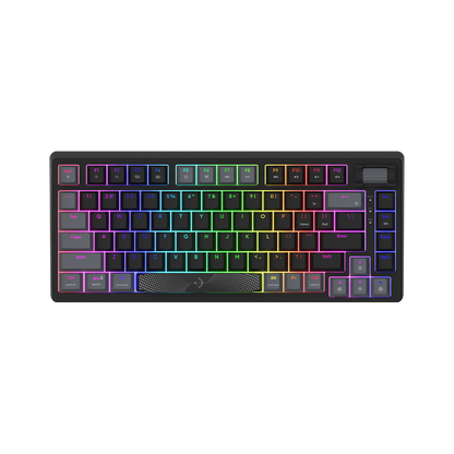 AQIRYS Klawiatura mechaniczna 75%/81 klawiszy przewodowa ADARA MINI LE black/grey