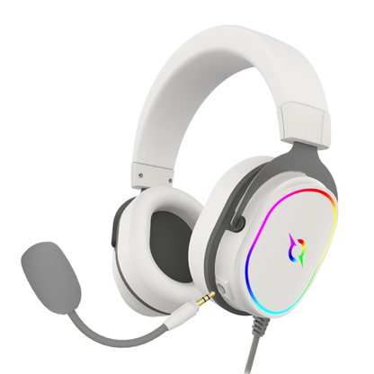 AQIRYS Słuchawki przewodowe ALTAIR 7.1 RGB white