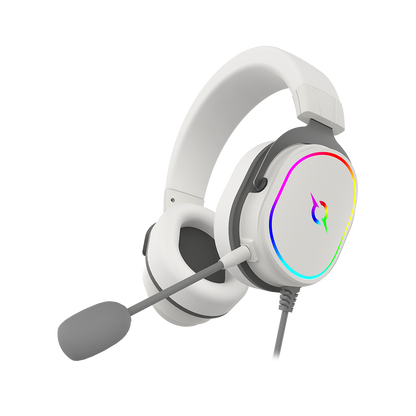 AQIRYS Słuchawki przewodowe ALTAIR 7.1 RGB white
