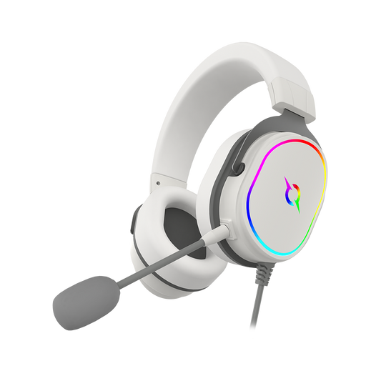 AQIRYS Słuchawki przewodowe ALTAIR 7.1 RGB white