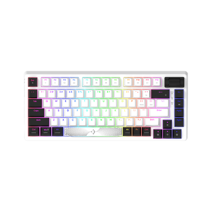 AQIRYS Klawiatura mechaniczna 75%/81 klawiszy przewodowa ADARA MINI white/black