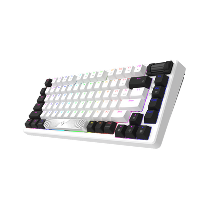 AQIRYS Klawiatura mechaniczna 75%/81 klawiszy przewodowa ADARA MINI white/black