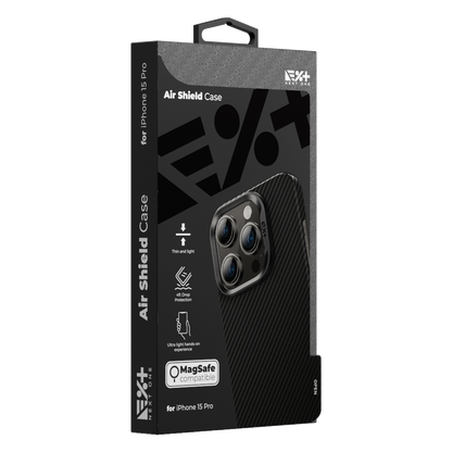 NEXT ONE Etui AirShield MagSafe Carbon iPhone 15 Pro