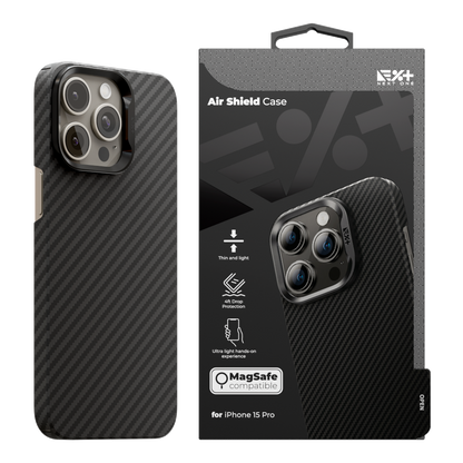NEXT ONE Etui AirShield MagSafe Carbon iPhone 15 Pro