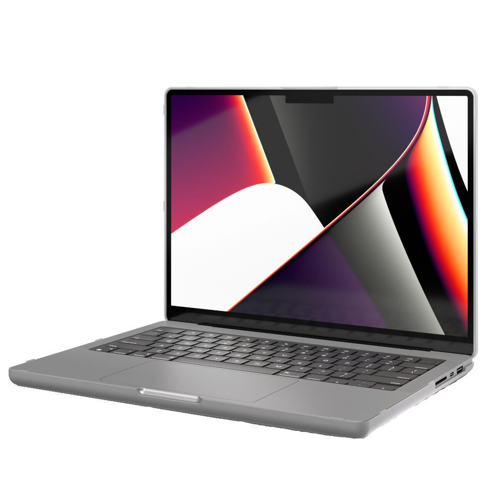 NEXT ONE Etui SafeGuard MacBook Pro 14" M3 / M4 / M5 fog transparent