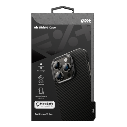 NEXT ONE Etui AirShield MagSafe Carbon iPhone 15 Pro