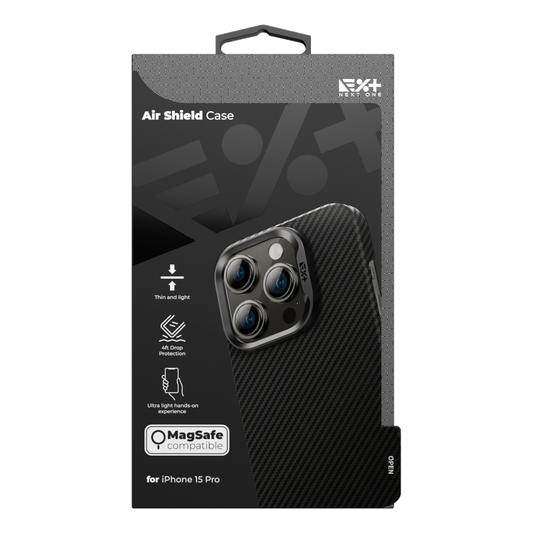 NEXT ONE AirShield MagSafe Carbon iPhone 15 Pro Case