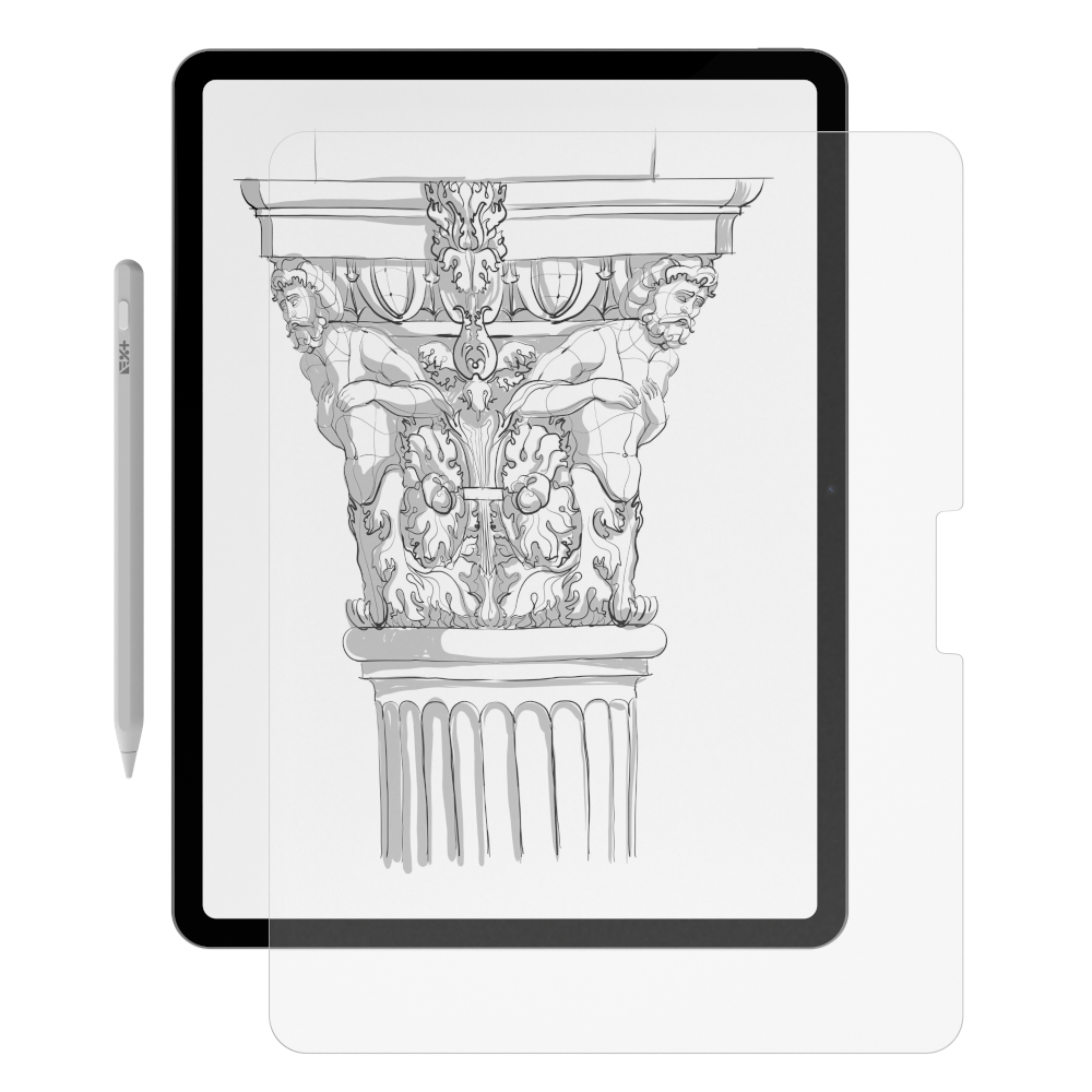 NEXT ONE Ochrona ekranu z teksturą papieru Scribble iPad Air M2 13"