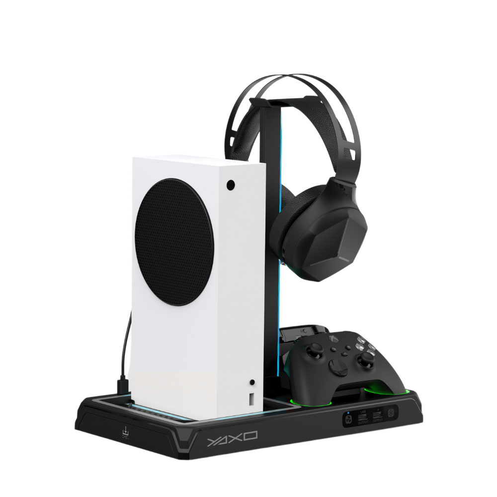 YAXO Podstawka chłodząca i ładująca XENO FROST do XBOX Series X/S Techno Black
