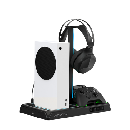 YAXO Podstawka chłodząca i ładująca XENO FROST do XBOX Series X/S Techno Black