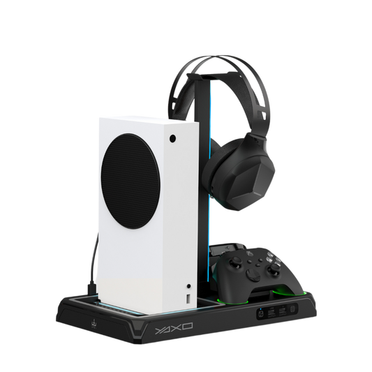 YAXO XENO FROST Cooling and Charging Stand for XBOX Series X/S Techno Black
