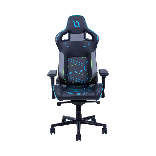 AQIRYS Fotel gamingowy HYPERION black/grey/blue