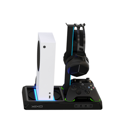 YAXO Podstawka chłodząca i ładująca XENO FROST do XBOX Series X/S Techno Black