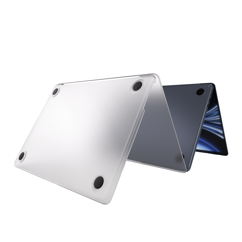 NEXT ONE Etui SafeGuard MacBook Air 13" M2 / M3 / M4 / M5 fog transparent
