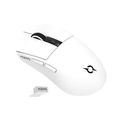 AQIRYS Myszka Dual Mode: Wirelles+Wired ZEPHYR white