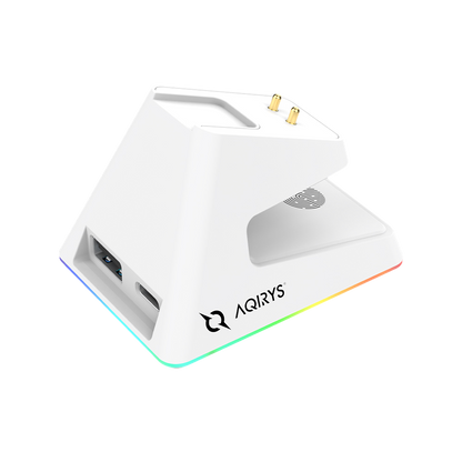 AQIRYS Myszka Dual Mode: Wirelles+Wired ZEPHYR white