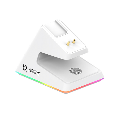 AQIRYS Myszka Dual Mode: Wirelles+Wired ZEPHYR white